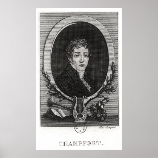 Poster Portrait de Sebastian-Roch Nicolas (Devant)