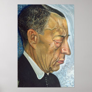 Poster Portrait de Sergey Rakhmaninov 1930