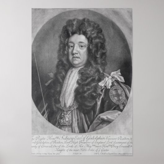Poster Portrait de Sidney Godolphin (Devant)