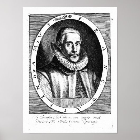 Poster Portrait de Sir Francis Walsingham (Devant)