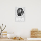 Poster Portrait de Sir Isaac Newton (Cuisine)