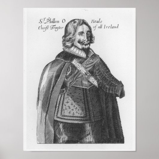 Poster Portrait de Sir Phillom O'Neale (Devant)