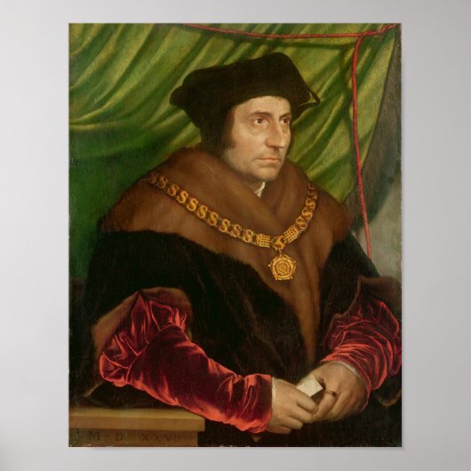 Poster Portrait de Sir Thomas More (Devant)