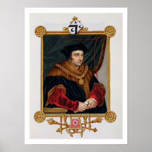 Poster Portrait de Sir Thomas More (1478-1535) de 'Memo (Devant)