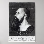 Poster Portrait de Sir Thomas Wyatt (Devant)