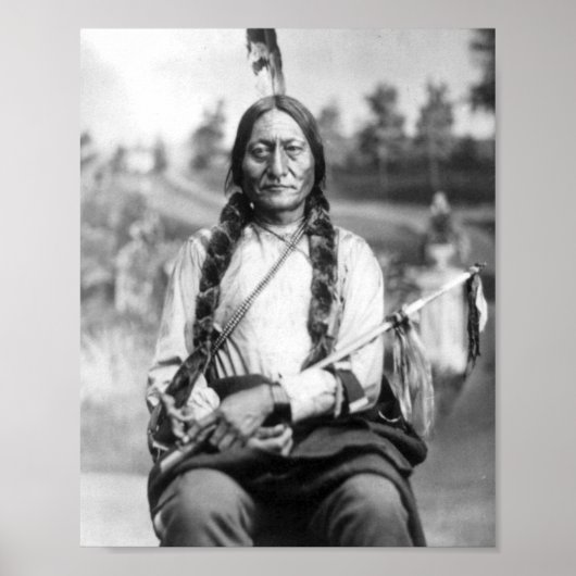 Poster Portrait de Sitting Bull (Devant)