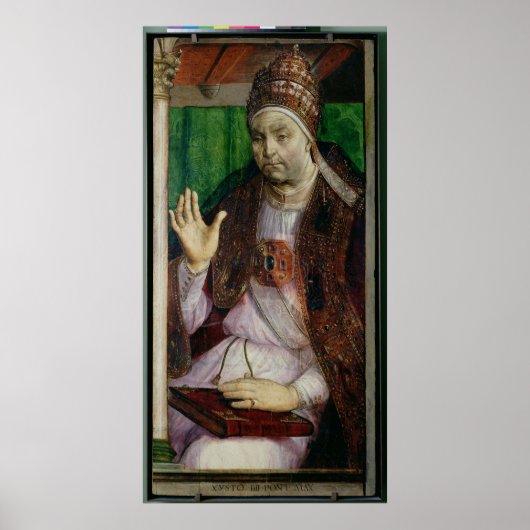 Poster Portrait de Sixtus IV c.1475 (Devant)