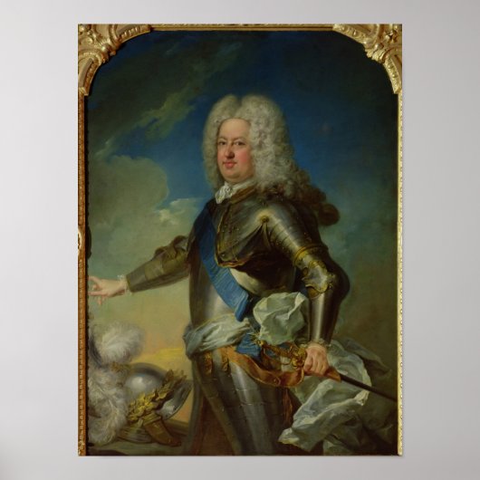 Poster Portrait de Stanislas Lesczinski Roi de Pologne (Devant)
