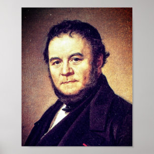 Poster Portrait de Stendhal