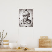 Poster Portrait de Suleiman le Magnifique (Cuisine)