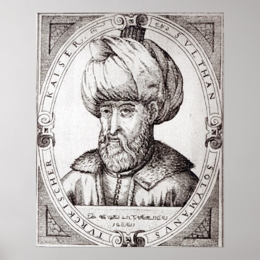 Poster Portrait de Suleiman le Magnifique (Devant)