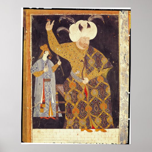 Poster Portrait de Sultan Selim II (Devant)