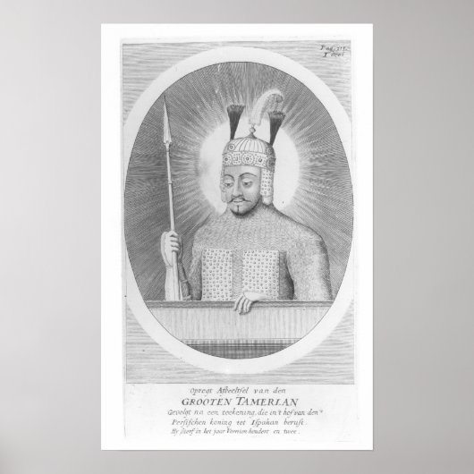 Poster Portrait de Tamerlane le Grand (Devant)