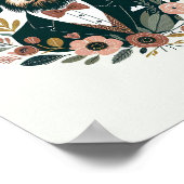 Poster “Portrait de teckel“ folk art (Coin)