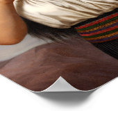 Poster "Portrait de Terewai Horomona" - G. Lindauer (Coin)