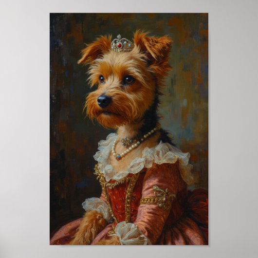 Poster Portrait de Terrier Australien Royal (Devant)