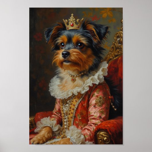 Poster Portrait de Terrier Royal Biewer (Devant)