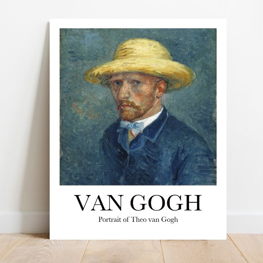 Poster Portrait de Theo van Gogh par Vincent Van Gogh