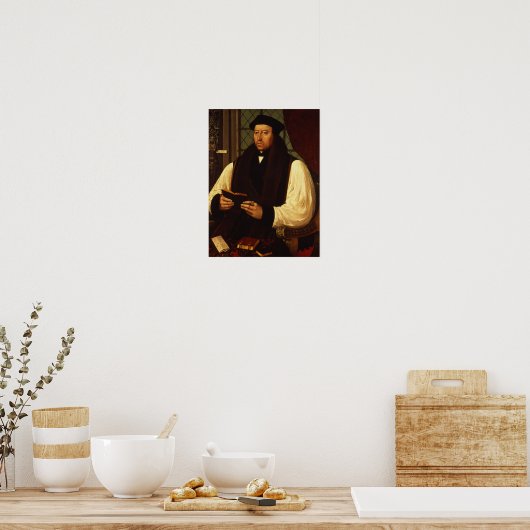 Poster Portrait de Thomas Cranmer 1546 (Cuisine)