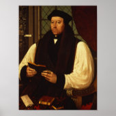 Poster Portrait de Thomas Cranmer 1546 (Devant)