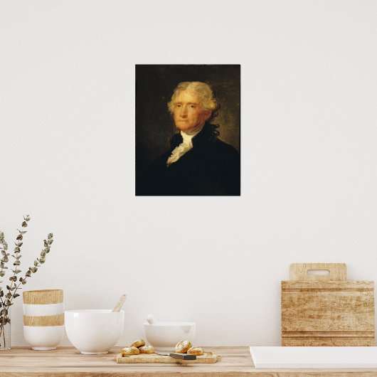 Poster Portrait de Thomas Jefferson (Cuisine)
