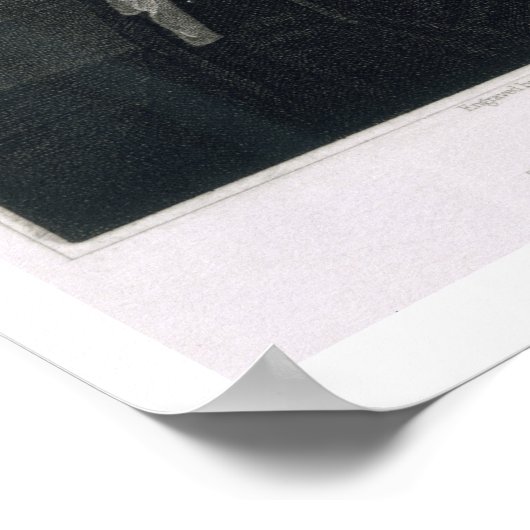 Poster Portrait de Thomas McKean, gravé par Thomas B. W (Coin)