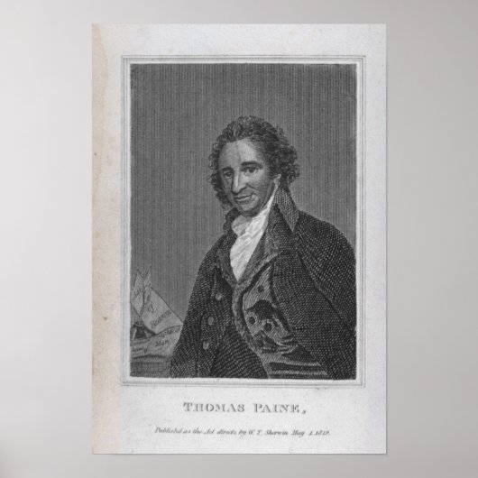 Poster Portrait de Thomas Paine du Volume I (Devant)