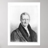 Poster Portrait de Thomas Robert Malthus (Devant)