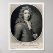 Poster Portrait de Thomas Tompion gravé par John (Devant)