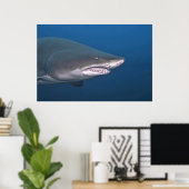 Poster Portrait de tigre de sable (Bureau à domicile)