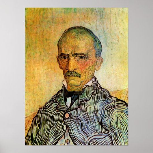 Poster Portrait de Trabuc par Van Gogh, Impressionnisme V (Devant)
