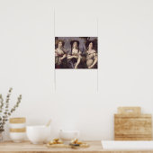 Poster Portrait de trois nièces de cardinal (Cuisine)