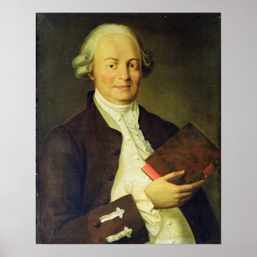 Poster Portrait de Vasili K. Trediakovsky (Devant)