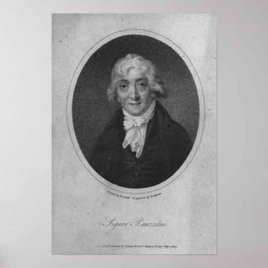 Poster Portrait de Venanzio Rauzzini (Devant)