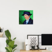 Poster Portrait de Vincent Van Gogh d'Armand Rouin (Bureau à domicile)