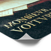 Poster Portrait de Vincent Voiture (Coin)