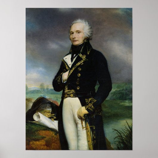 Poster Portrait de Viscount Alexandre-Francois-Marie (Devant)