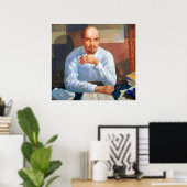 Poster Portrait de Vladimir Ilyich Lénine, 1934 (Bureau à domicile)