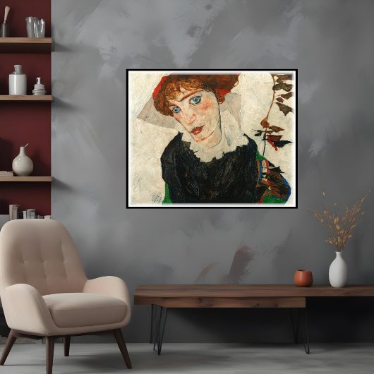 Poster Portrait de Wally Neuzil, Egon Schiele