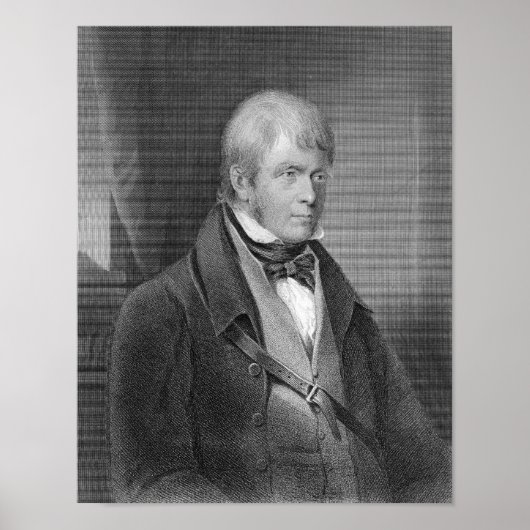 Poster Portrait de Walter Scott (Devant)