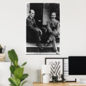 Poster Portrait de Wilbur Wright et Orville Wright (Bureau à domicile)