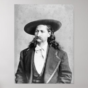 Poster Portrait de Wild Bill Hickok