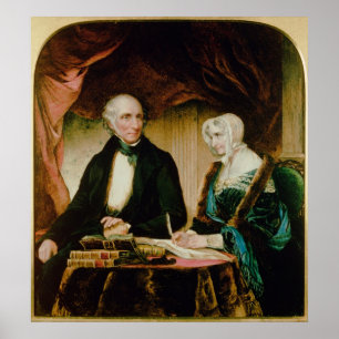 Poster Portrait de William et Mary Wordsworth, 1839