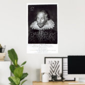 Poster Portrait de William Shakespeare (Bureau à domicile)