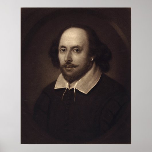 Poster Portrait de William Shakespeare poster/impression (Devant)