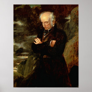 Poster Portrait de William Wordsworth 1842