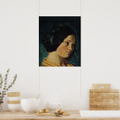 Poster Portrait de Zelie Courbet, c.1842 (Cuisine)