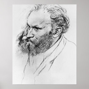 Poster Portrait d'Edgar Degas d'Edouard Manet