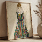 Poster Portrait d'Edith par Egon Schiele Fine Art