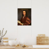 Poster Portrait d'Edmond Halley, c.1687 (Cuisine)